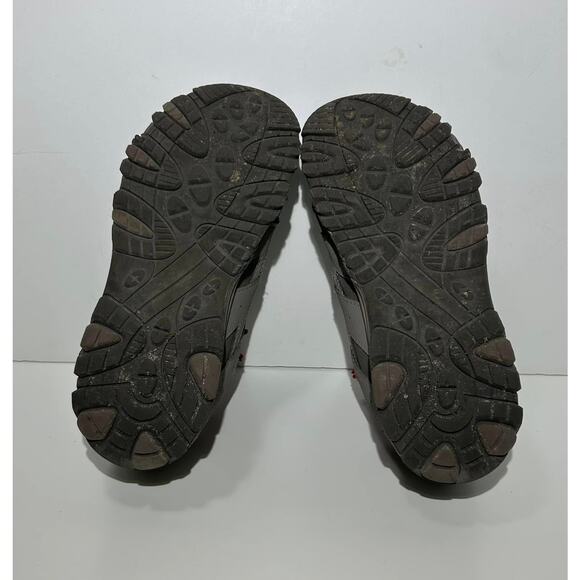 MERRELL Moab 3 Low Waterproof Hiking Shoes Leather Gray Athletic Kids 5M - Picture 6 of 11